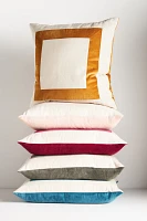 Cotton Velvet Frame Pillow