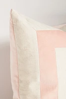 Cotton Velvet Frame Pillow