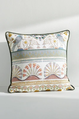 Farrah Hand-Embroidered Cotton Pillow