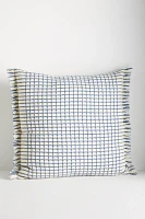 Windowpane Wool Blend Pillow