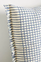 Windowpane Wool Blend Pillow