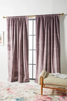 Velvet Slub Blackout Curtain