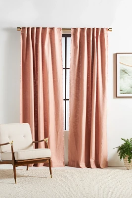 Luxe Linen Blend Woven Curtain