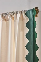 Maeve by Anthropologie Scalloped Cotton Curtain