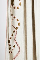 Marwa Embroidered Snakes Curtain