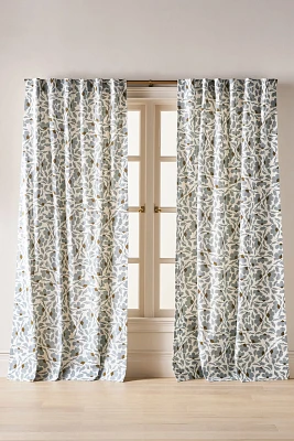 McKenzie Parrott Cotton Printed Floral Curtain