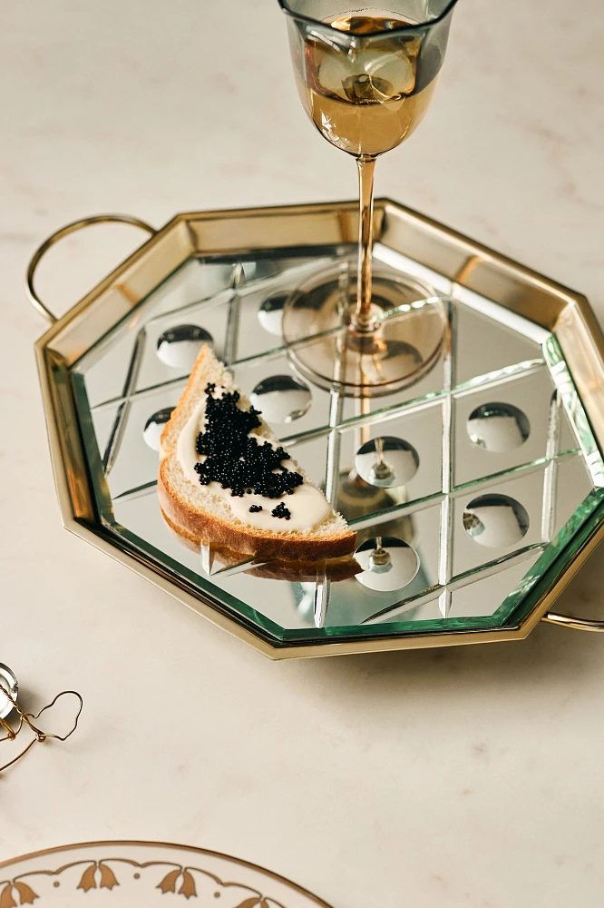 The Met x Anthropologie Mirrored Metal Tray