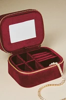 Arlet Flocked Velvet Jewelry Box