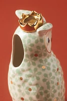 Winterland Animal Ceramic Pattern Bud Vase