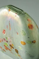 Handmade Speckled Art Glass Vase