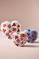 The Mud Fairy Blooming Hearts Stoneware Heart Vase