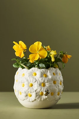 Foster Floral Stoneware Pot