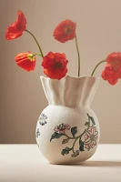 Mio Handpainted Stoneware Vase