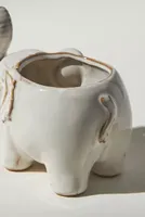 Trumpeting Elephant Pot