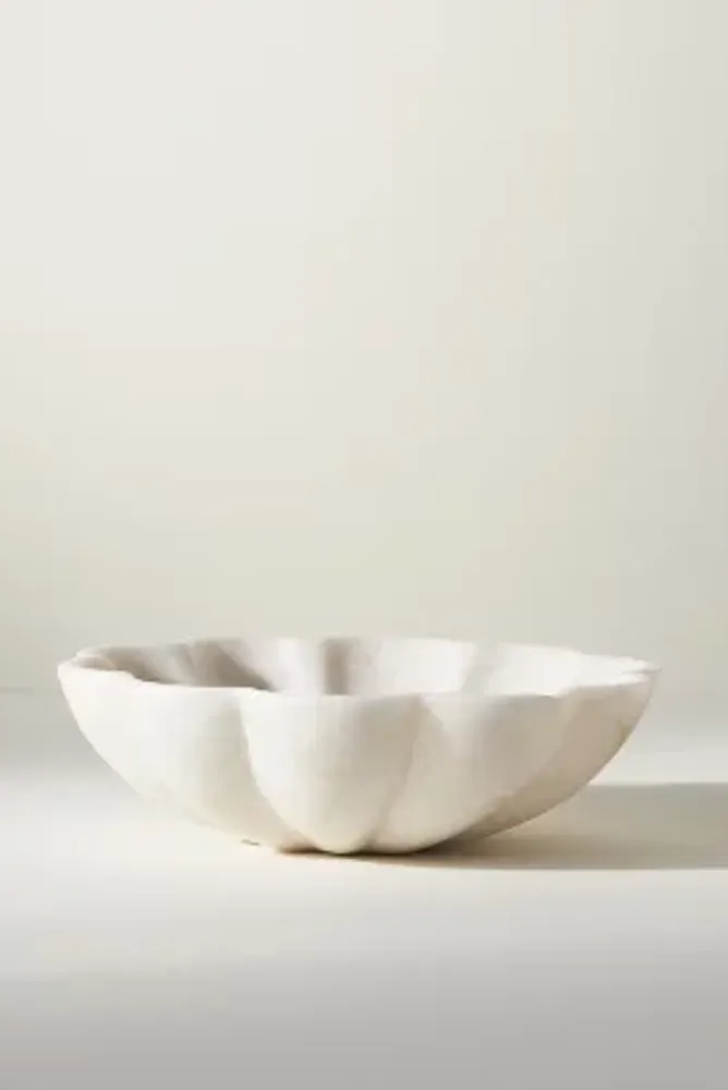 Marble Flower Decorative Bowl