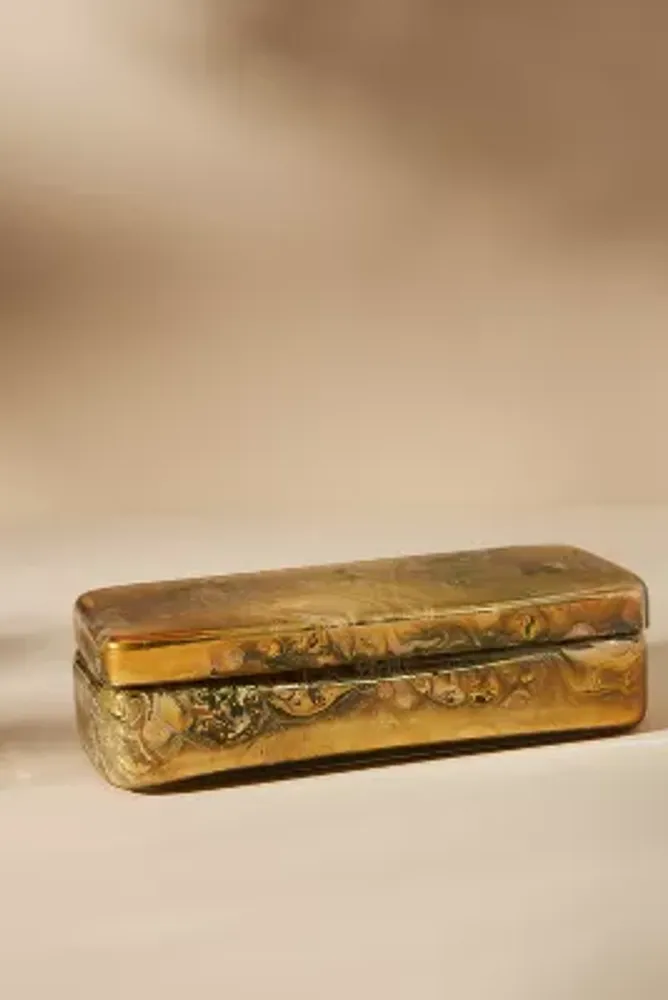 Roma Glass Trinket Box
