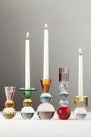 Cut Glass Candle Holder