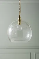 Etched Globe Pendant