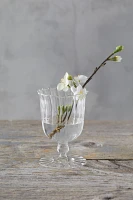 Scalloped Glass Vase