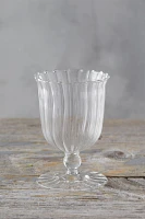 Scalloped Glass Vase