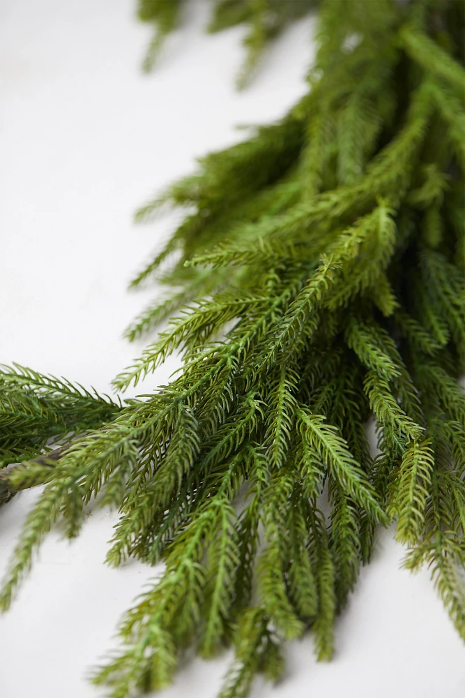 Faux Cryptomeria Garland