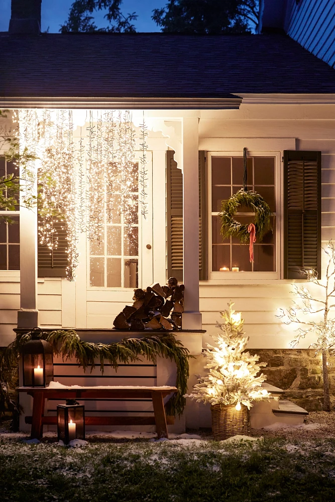 Faux Cryptomeria Garland