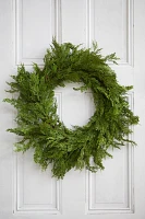 Faux Cedar Wreath