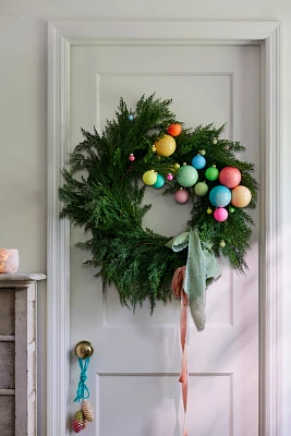 Faux Cedar Wreath