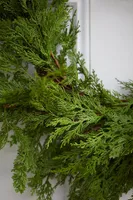 Faux Cedar Wreath