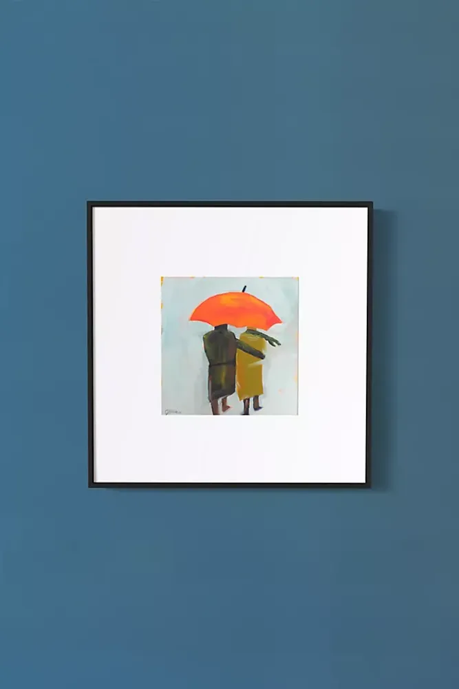 Umbrella Couple Wall Art