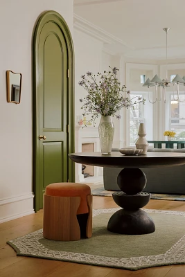 Sonali Round 48" Pedestal Wood Dining Table
