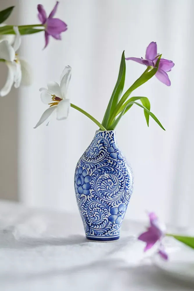 Terrain Chinoiserie Bud Vase