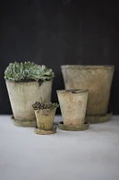 Earth Fired Clay Herb Pot + Saucer Set