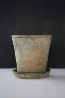 Earth Fired Clay Herb Pot + Saucer Set