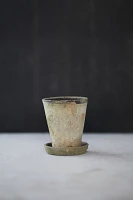 Earth Fired Clay Herb Pot + Saucer Set