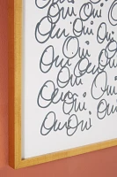 Oui Wall Art