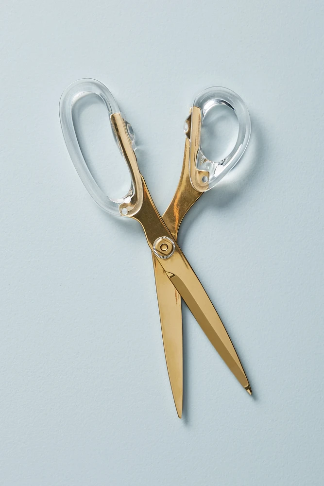 Golden Acrylic Scissors