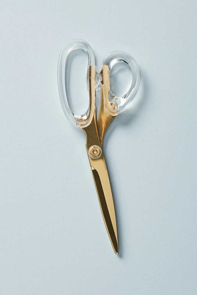 Golden Acrylic Scissors