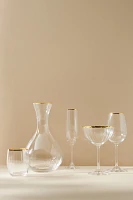 Waterfall Wine Glasses, Set of 4