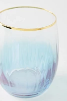 Waterfall Stemless Wine Glasses, Set of 4