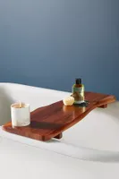 Live-Edge Bath Caddy