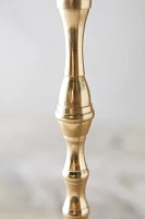 Antiqued Brass Candlestick, Tall