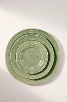 The Glenna Italian Earthenware Bread Plates, Set of 4