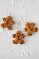 Bird Seed Gingerbread Men, Set of 3