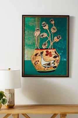 Poppies Vase Wall Art