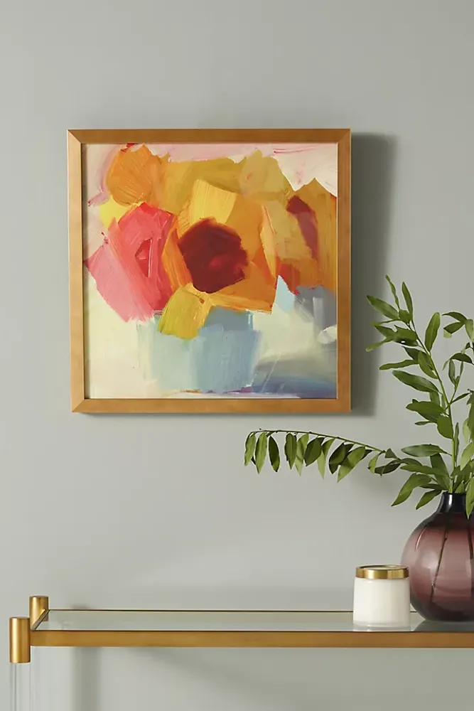 Flower Block Wall Art