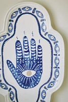 Hamsa Stoneware Platter