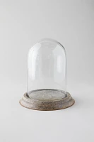 Distressed Iron + Glass Cloche