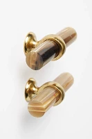 Antler Melody Toggle Knobs, Set of 2