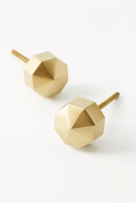 Faceted Ory Knobs, Set of 2